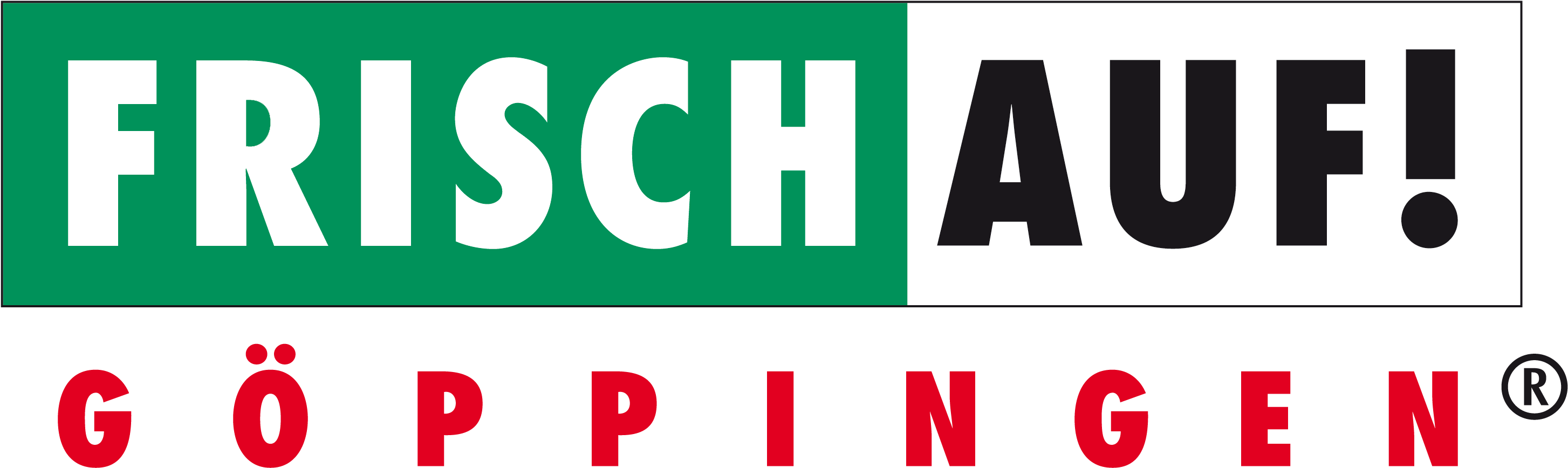 Filefrisch Auflogopng Wikimedia Commons - Frisch Auf! Göppingen (3006x967), Png Download