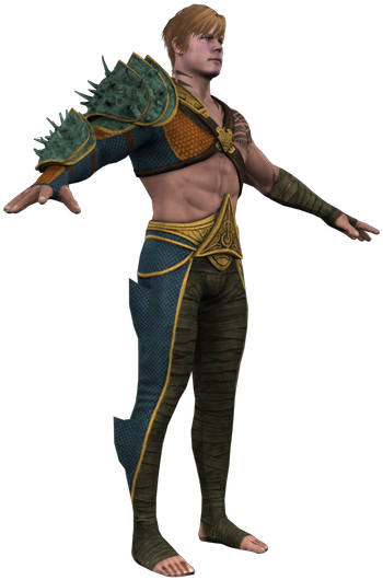 Download Zip Archive - Aquaman Injustice 2 Model (750x650), Png Download