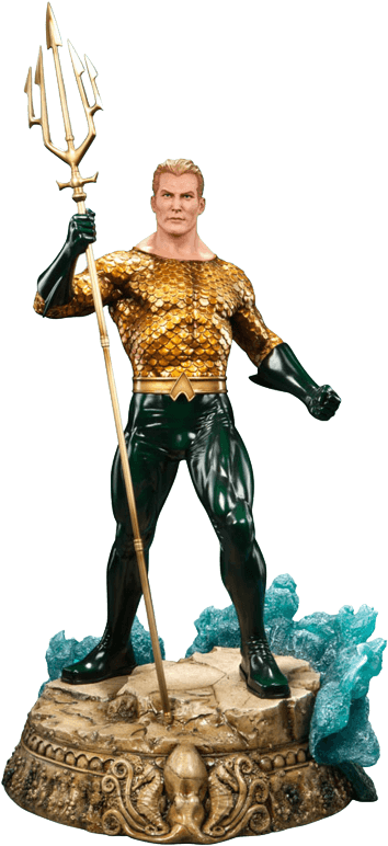 Aquaman - Dc Collectibles Icons Aquaman Statue (566x800), Png Download