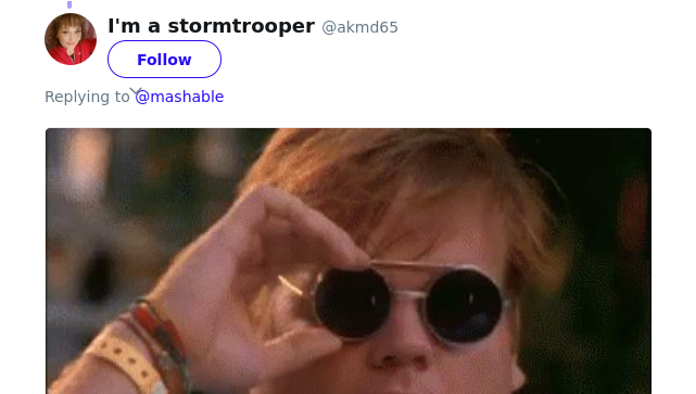 Rt @akmd65 - @mashable - Schmitts Gay Gif (640x690), Png Download