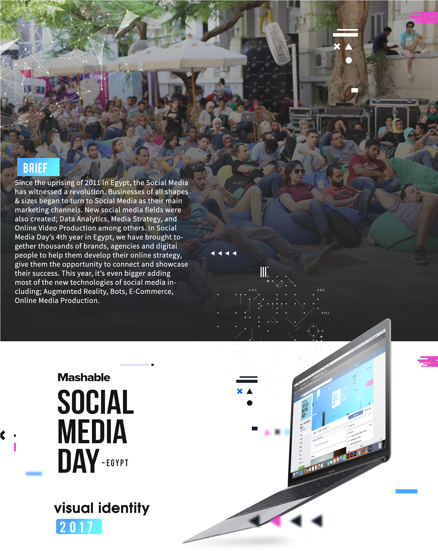 Mashable Social Media Day Egypt 2017 Promo With A Recap - Hei Musica (1400x1770), Png Download