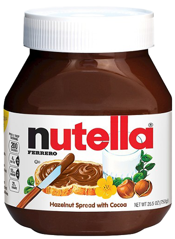 Nutella Oz (500x500), Png Download