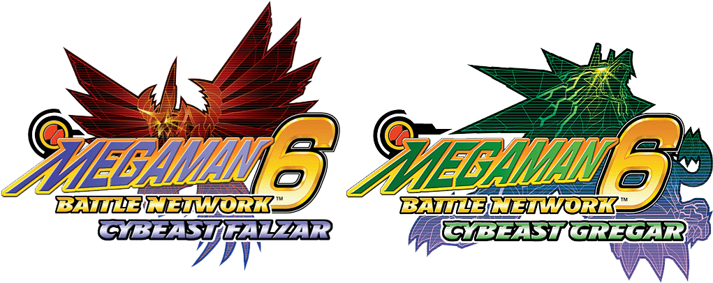 Mega Man Battle Network 6 Logo - Megaman Battle Network 6 Cybeast Falzar Logo (1033x411), Png Download
