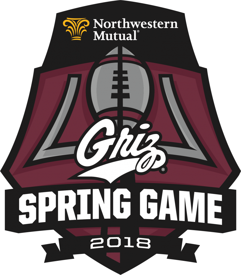 2018 Montana Grizzlies Spring Football Game - University Of Montana Car Window Flag (800x913), Png Download