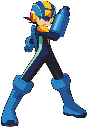 Characters / Mega Man Battle Network - Mega Man Battle Network (350x515), Png Download
