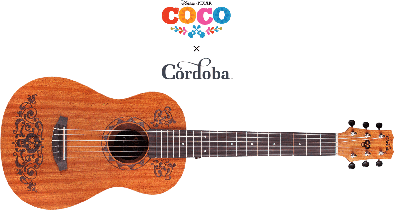 Win A Disney-pixar Coco X Córdoba Mini Guitar From - Cordoba Guitar Coco (1669x875), Png Download
