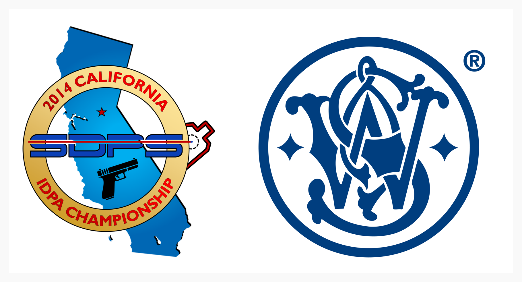 California Smith And Wesson Logo - Smith And Wesson (1819x982), Png Download