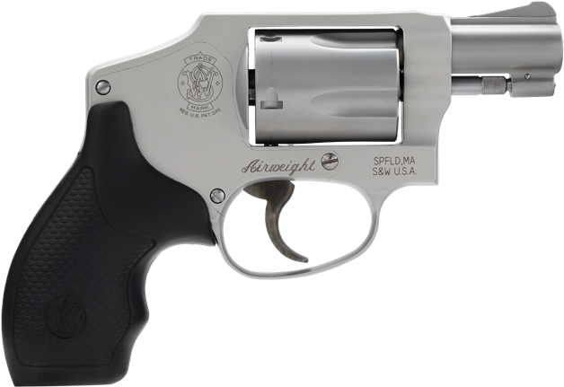 Smith & Wesson J-frame Revolver Is Designed To Fire - Smith And Wesson Airweight 38 Special (640x448), Png Download