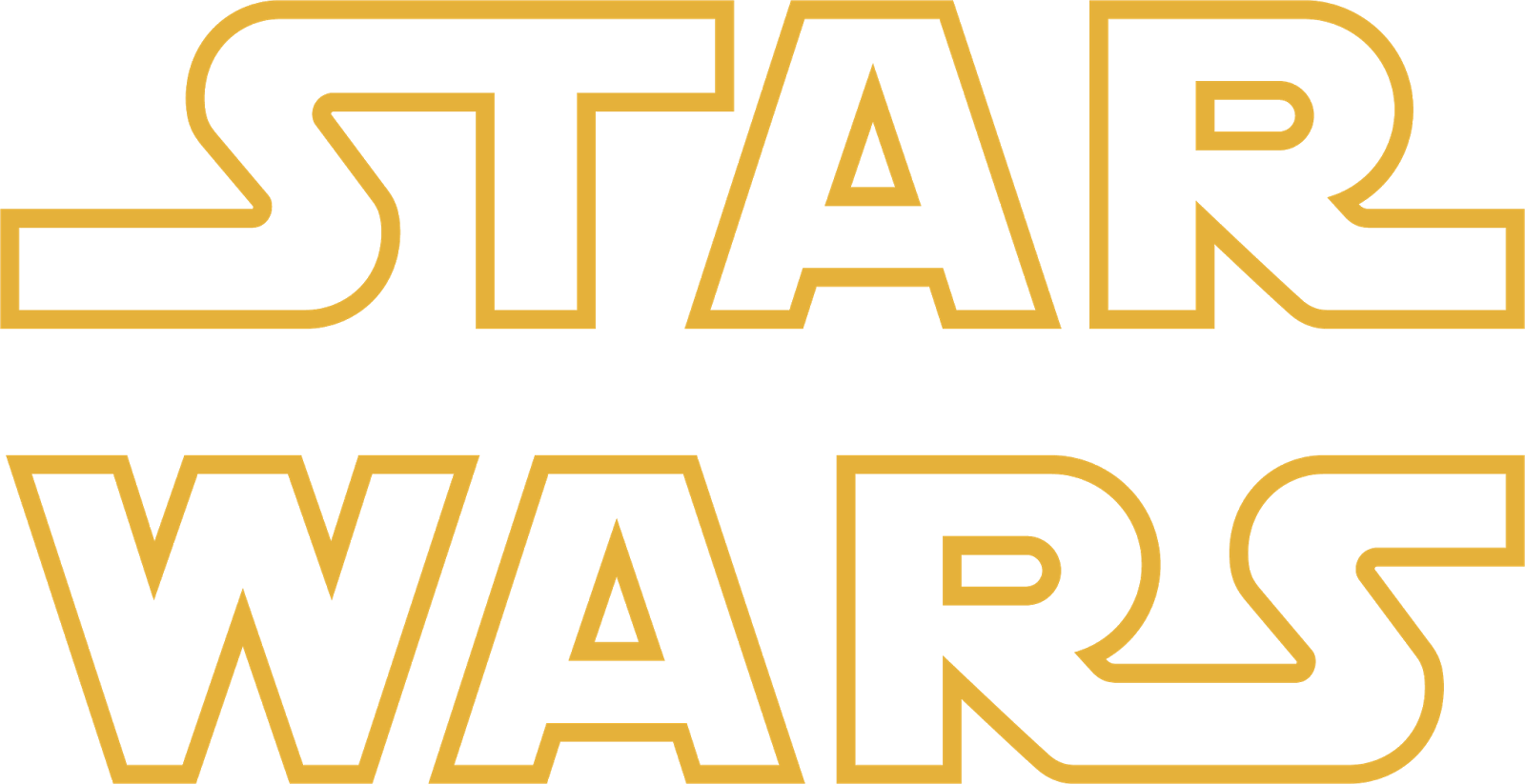 Primeiramente, Quero Me Desculpar Com Todos Pela Demora - Logo De Star Wars (1600x823), Png Download