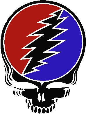 Steal Your Face Inverse 0 Forever Grateful, Grateful - Best Steal Your Face (319x412), Png Download