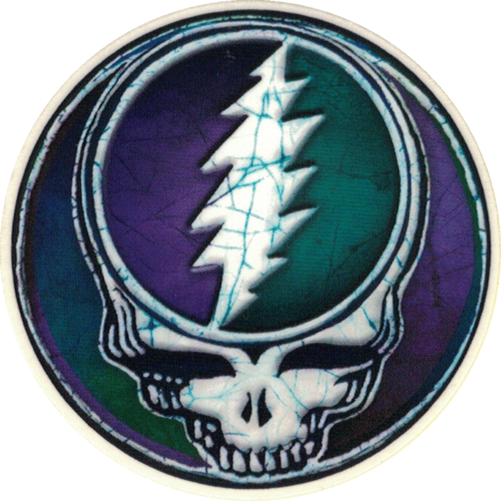 T-Shirt The Grateful Dead – Steal Your Face Skull – Blanc – Neuf Avec Étiquettes