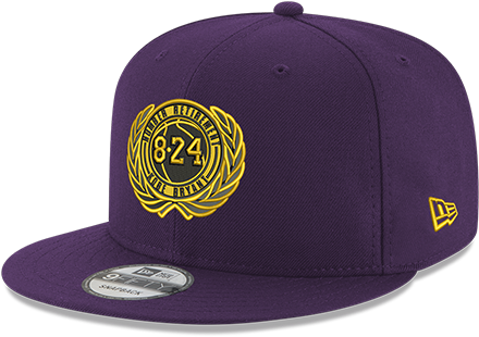 Kobe Bryant 9fifty Purple Retirement Patch Snapback - Baseball Cap (500x667), Png Download