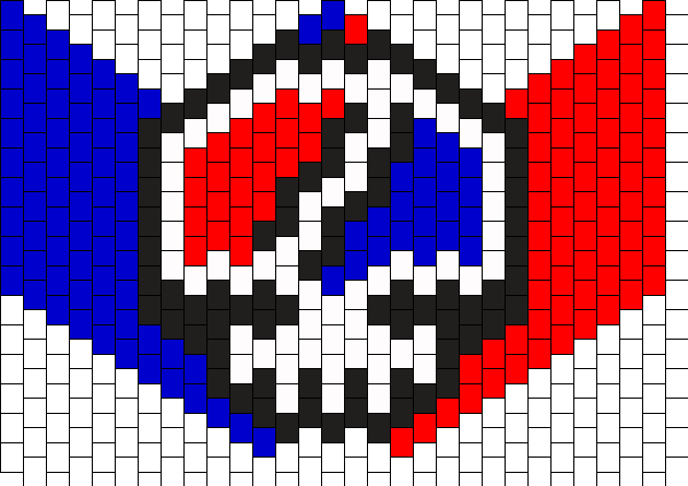 Grateful Dead Kandi Mask - Grateful Dead Bears Perler (630x445), Png Download