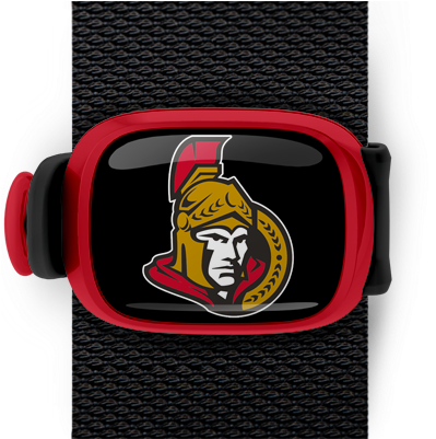 Ottawa Senators Stwrap - Fanmats Nhl Ottawa Senators Hockey Puck Rug (550x400), Png Download