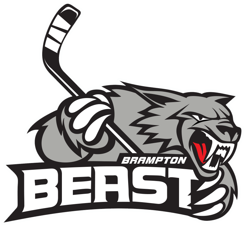 Ottawa's Echl Affiliate - Brampton Beast Logo (847x779), Png Download