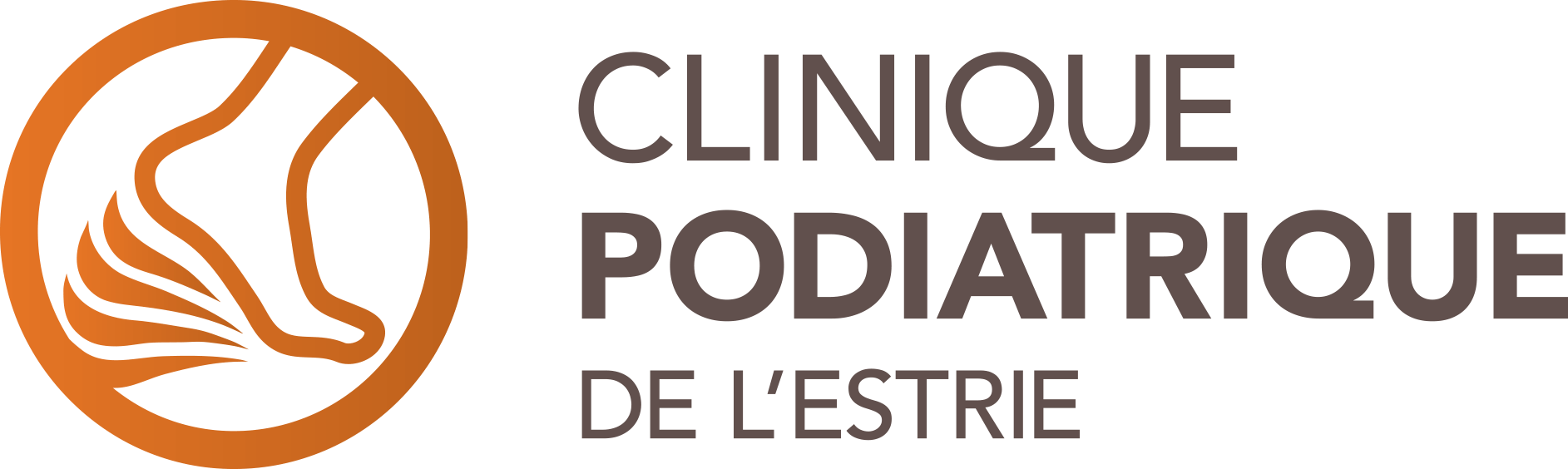 Logo De La Clinique Podiatrique De L'estrie (1885x564), Png Download