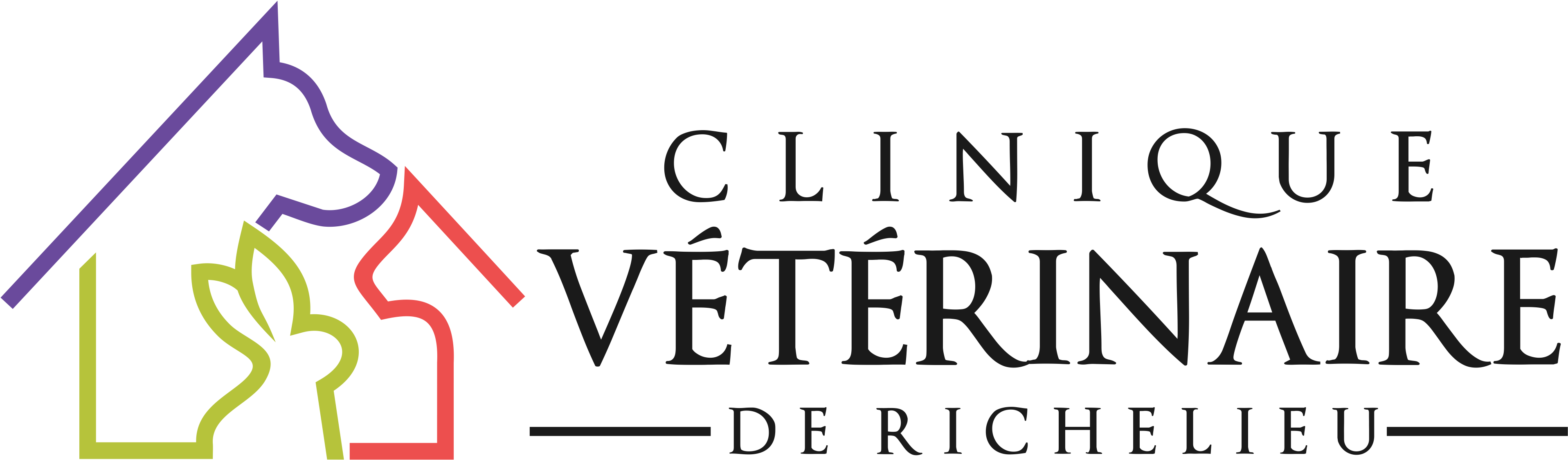 Clinique Vétérinaire De Richelieu Clinique Vétérinaire - Clinique Vétérinaire De Richelieu (4229x1500), Png Download