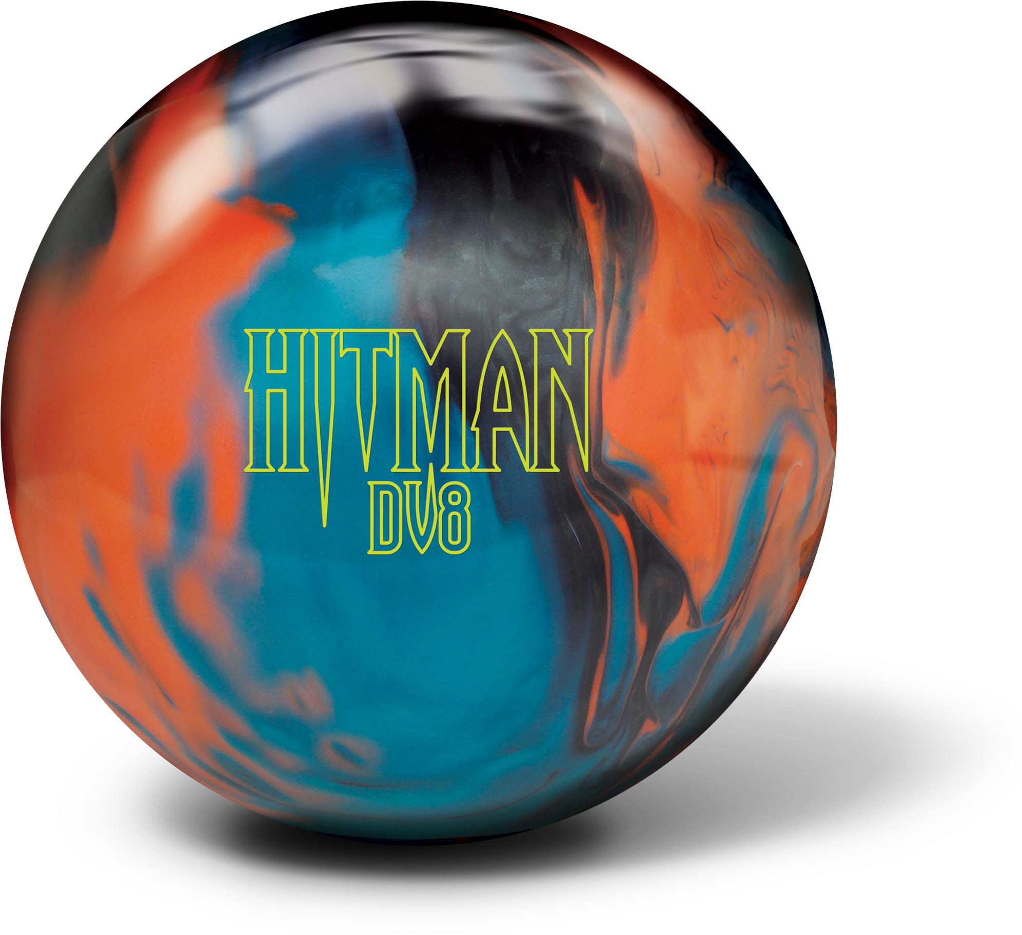Dv8 Hitman - Hitman Bowling Ball (2351x2351), Png Download
