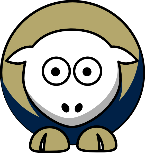 Sheep San Diego Padres Team Colors Svg Clip Arts 564 (564x594), Png Download