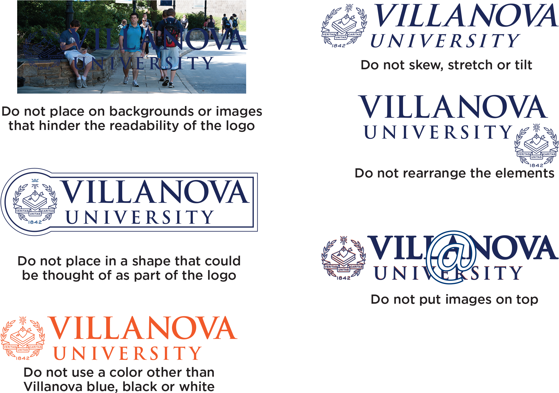 Logo Usage Requirements - Fanatic Group Villanova University Wildcats Sideline (1995x1386), Png Download