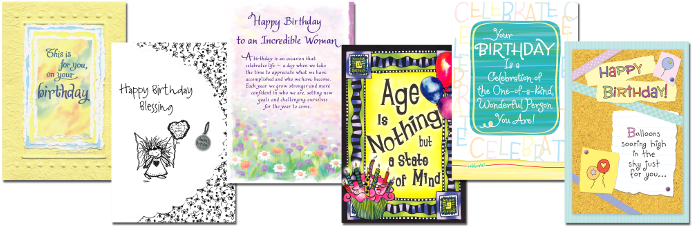 Blue Mountain Arts - Blue Mountain Arts Classic Birthday Card Collection, (700x233), Png Download