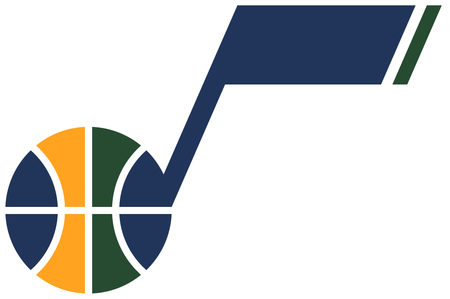 Utah Jazz - Utah Jazz Logo 2017 (890x591), Png Download