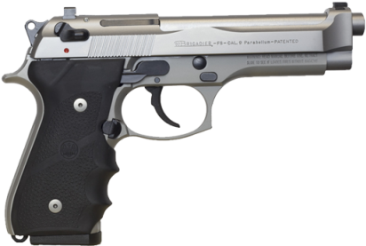 Beretta 92fs Brigadier - .9mm Beretta 92fs Brigadier Inox Stainless (675x675), Png Download