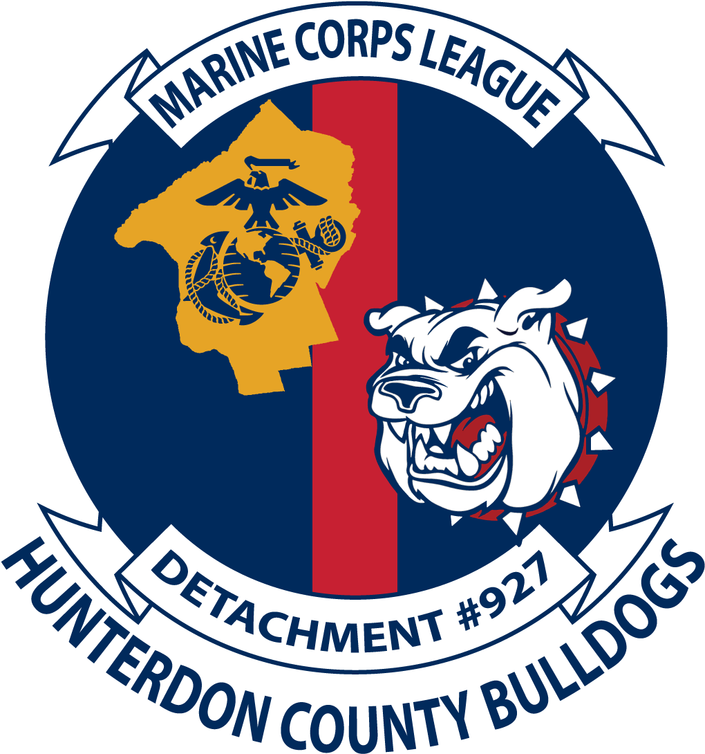 Hunterdon County Bulldogs - Usmc Semper Fidelis Throw Blanket (1039x1115), Png Download