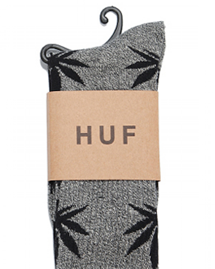 Huf Socks Grey And Black (900x900), Png Download
