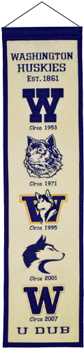 Washington Huskies Heritage Banner (500x500), Png Download