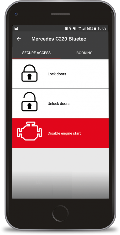 Huf Secure Mobile - Smartphone (545x1030), Png Download