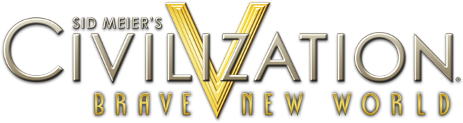 Civ V Bnw Logo - Sid Meier's Civilization V 5 Game (670x185), Png Download