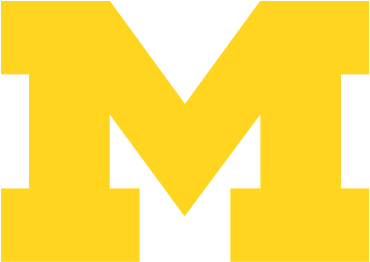 #34 Michigan Wolverines - University Of Michigan Football (375x375), Png Download