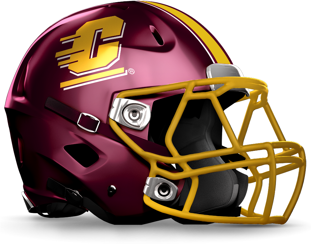 Download Central Michigan Central Michigan Football Helmet Full Size Png Image Pngkit