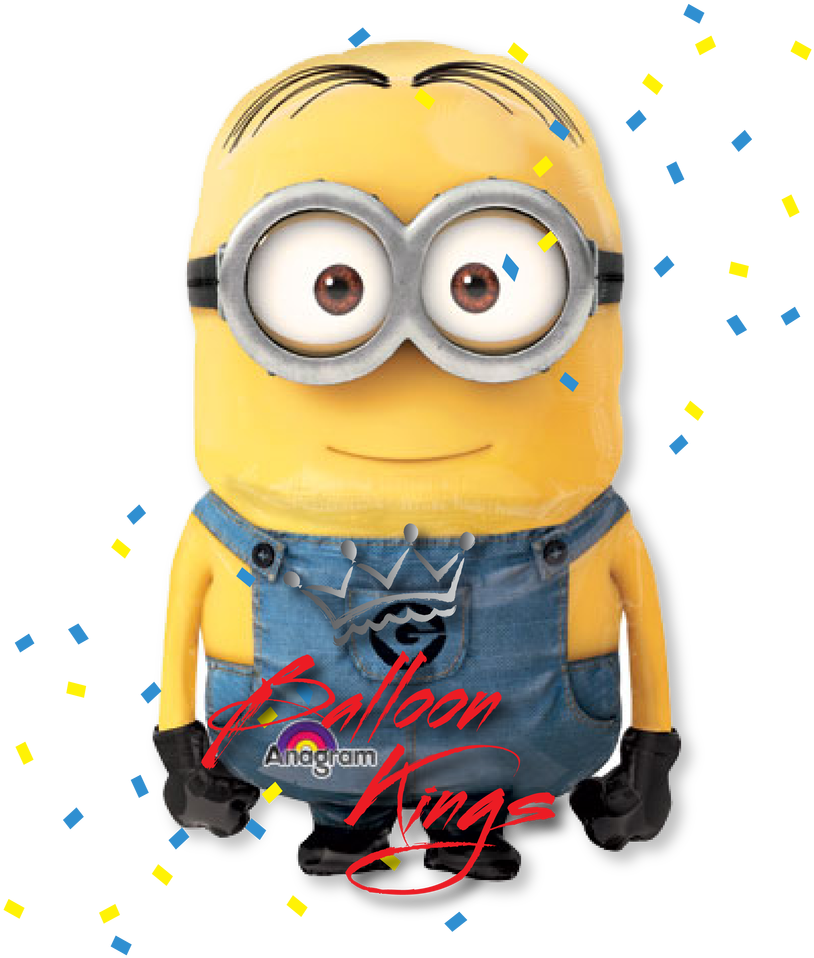 Despicable Me Minion Airwalker - 43" Airwalker Despicable Me Minion Balloon - Mylar (1280x1280), Png Download