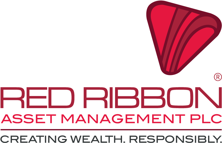 Red Ribbon Asset Management Logo (952x646), Png Download