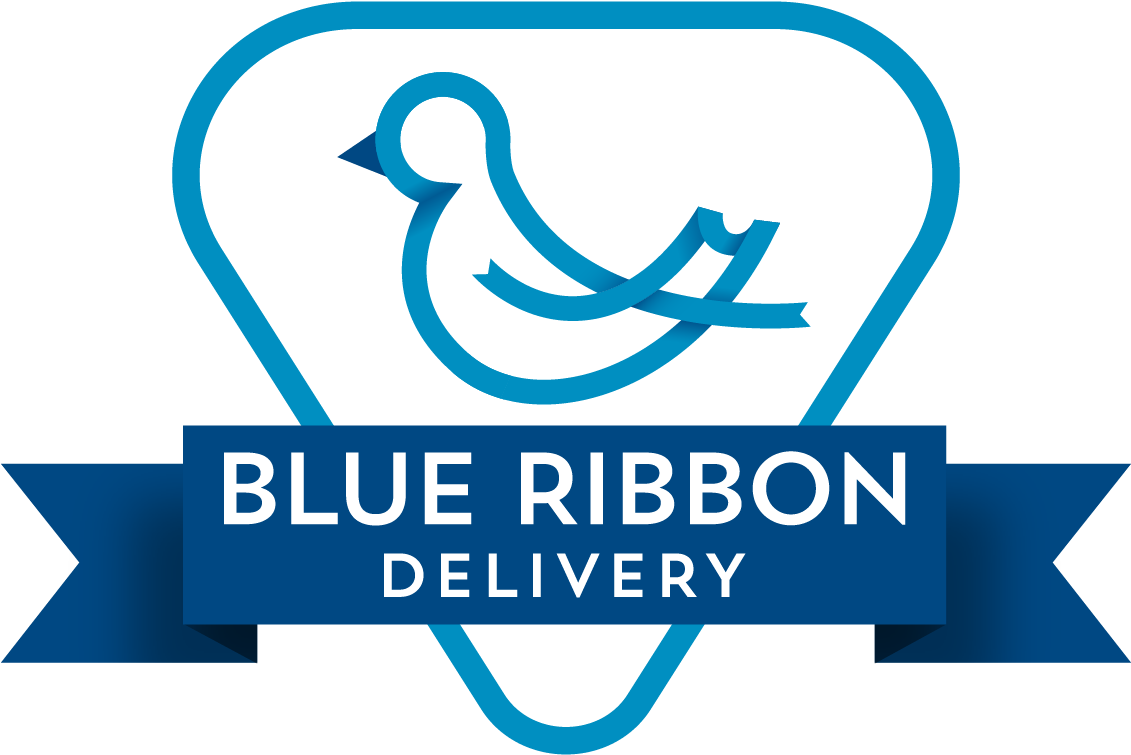 Blue Ribbon Delivery - Education Logo Design Free (1500x1500), Png Download