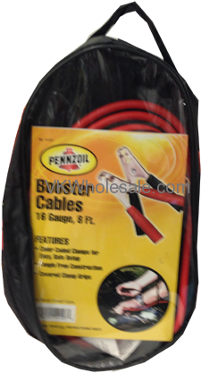 Pennzoil Booster Cable 16 Gaugue Wholesale - Pennzoil 12 Foot Booster Cables (500x500), Png Download