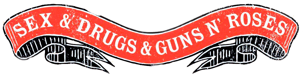 Guns N' Roses De La A A La Z - Guns And Roses Png (1070x280), Png Download