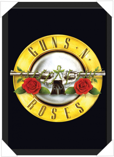 #403 - Guns N Roses Pick (500x500), Png Download