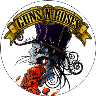 Dj Ashba Ashba Challenger Gnr Logo - Dessin Guns N Roses (351x349), Png Download