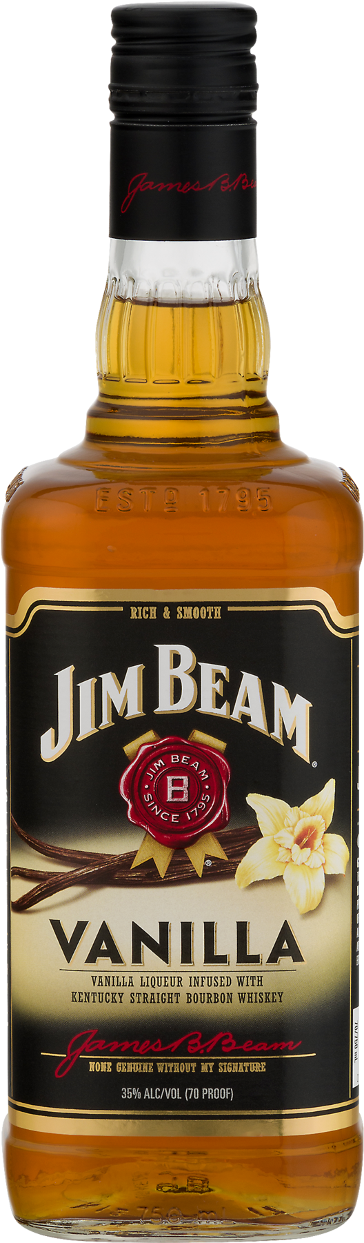 Jim Beam Whiskey, Kentucky Straight Bourbon, Vanilla (1800x1800), Png Download