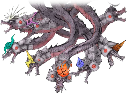 Okami Amaterasu Images Orochi Wallpaper And Background - Yamata No Orochi Png (491x362), Png Download