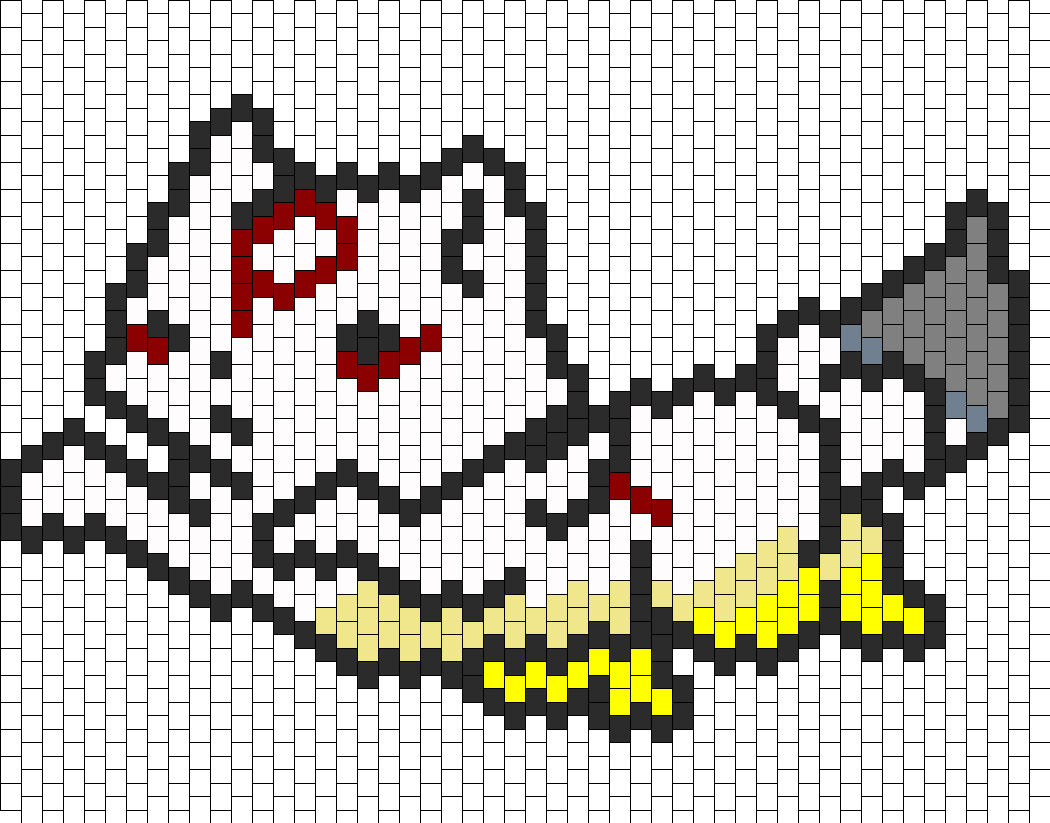 Okami Bead Pattern - Bead (1050x823), Png Download