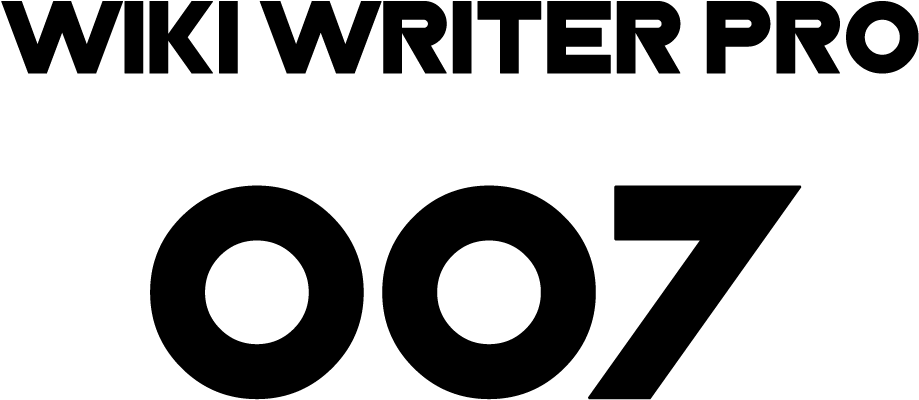 Wiki Writer Pro 007-logo - Circle (1000x1000), Png Download