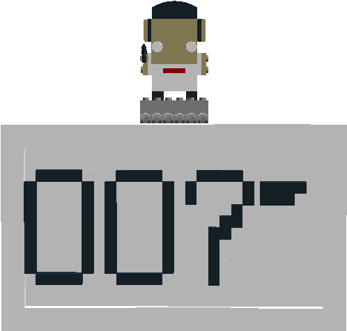 James Bond Figure With - Graphic Design (1126x600), Png Download