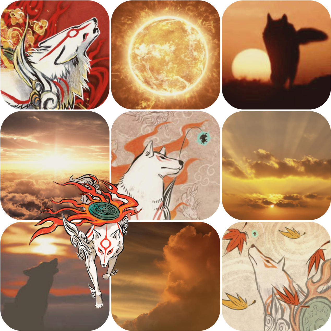 ““amaterasu Aesthetic ” ” (1280x1280), Png Download