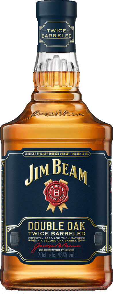 Jim Beam Double Oak Bourbon bottle