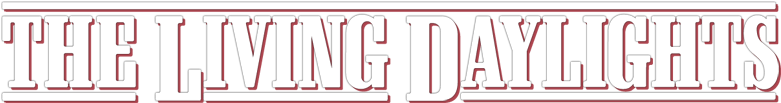 The Living Daylights - Living Daylights Logo (800x310), Png Download