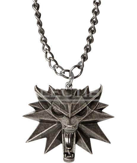 Witcher 3 Wolf Head Medallion And Chain - Witcher 3: Wild Hunt Medallion And Chain (547x547), Png Download
